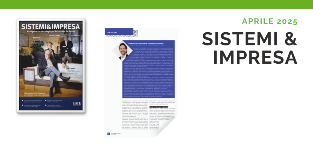 Copertina Sistemi & Impresa Aprile 2025 Quin